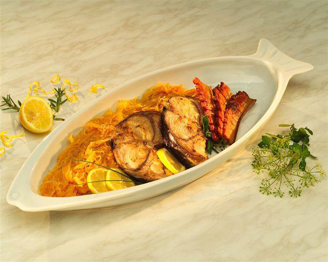 Recipes - Cat fish with cabbage (for 4 persons) -
